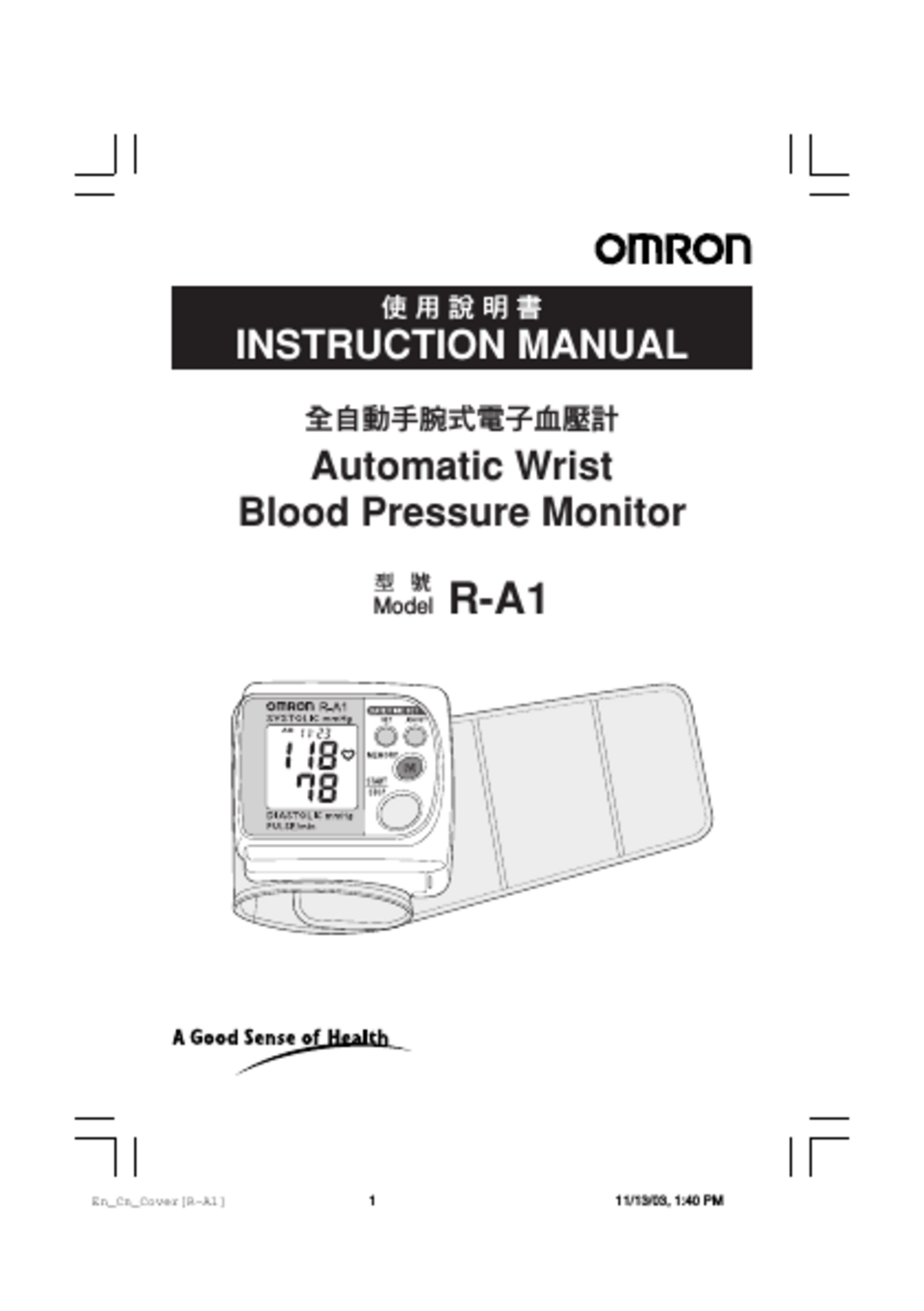 R A1 Instruction Manual PDF download